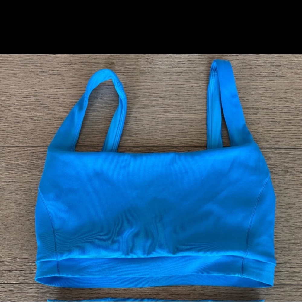 Left on Friday, Top Shelf bathing “wipeout (blue)”, SQUARE FRONT, D-G CUP